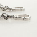 LOUIS VUITTON Chain Strap metal 22.4"" Silver LV Auth 153722M-8