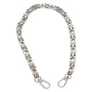 LOUIS VUITTON Chain Strap metal 22.4"" Silver LV Auth 153722M-9
