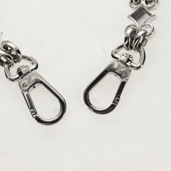 LOUIS VUITTON Chain Strap metal 22.4"" Silver LV Auth 153722M