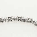 LOUIS VUITTON Chain Strap metal 22.4"" Silver LV Auth 153722M-10