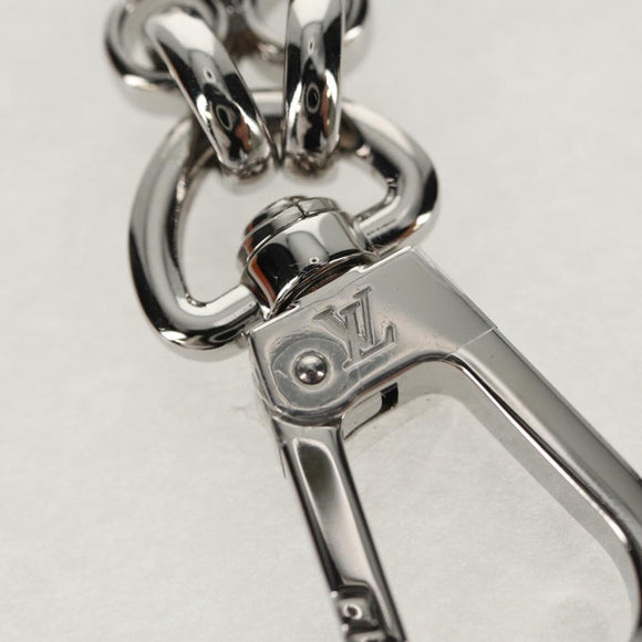 LOUIS VUITTON Chain Strap metal 22.4"" Silver LV Auth 153722M