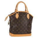 LOUIS VUITTON Monogram Lockit Hand Bag M40102 LV Auth 153725V-1