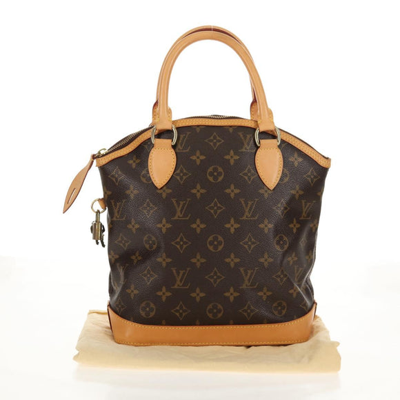LOUIS VUITTON Monogram Lockit Hand Bag M40102 LV Auth 153725V