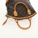 LOUIS VUITTON Monogram Lockit Hand Bag M40102 LV Auth 153725V-6