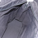 HERMES Her Line MM Hand Bag Canvas Gray Silver Auth 153727-17