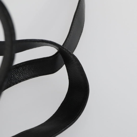 GUCCI Bamboo Backpack Leather Black Gold 003 1998 0016 Auth 153728