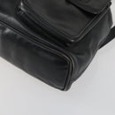 GUCCI Bamboo Backpack Leather Black Gold 003 1998 0016 Auth 153728-16