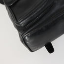 GUCCI Bamboo Backpack Leather Black Gold 003 1998 0016 Auth 153728-17