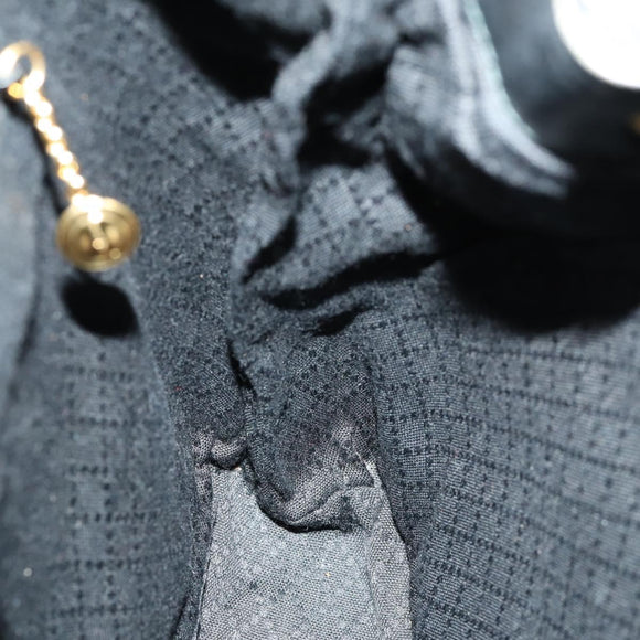 GUCCI Bamboo Backpack Leather Black Gold 003 1998 0016 Auth 153728