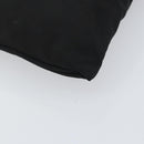 PRADA Shoulder Bag Nylon Black Silver Auth 153729-11
