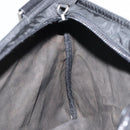 PRADA Shoulder Bag Nylon Black Silver Auth 153729-18