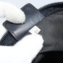 PRADA Shoulder Bag Nylon Black Silver Auth 153729-20