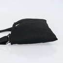 PRADA Shoulder Bag Nylon Black Silver Auth 153729-5