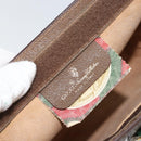 GUCCI GG Supreme Web Sherry Line Clutch Bag PVC Beige Gold 89 01 032 Auth 153730-9