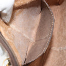 GUCCI GG Supreme Web Sherry Line Bag PVC Beige Gold 904 02 047 Auth 153731-11