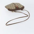 GUCCI GG Supreme Web Sherry Line Bag PVC Beige Gold 904 02 047 Auth 153731-7