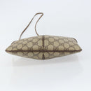 GUCCI GG Supreme Web Sherry Line Bag PVC Beige Gold 904 02 047 Auth 153731-5