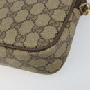 GUCCI GG Supreme Shoulder Bag PVC Beige Gold 56 02 068 Auth 153733-10