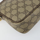 GUCCI GG Supreme Shoulder Bag PVC Beige Gold 56 02 068 Auth 153733-11