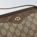 GUCCI GG Supreme Shoulder Bag PVC Beige Gold 56 02 068 Auth 153733-14
