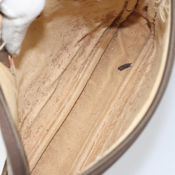 GUCCI GG Supreme Shoulder Bag PVC Beige Gold 56 02 068 Auth 153733