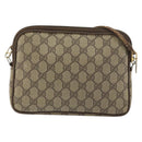 GUCCI GG Supreme Shoulder Bag PVC Beige Gold 56 02 068 Auth 153733-3