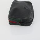 GUCCI GG Supreme Web Sherry Line Shoulder Bag PVC 3 Set Beige Gold Auth 153734-18