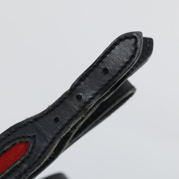 GUCCI GG Supreme Web Sherry Line Shoulder Bag PVC 3 Set Beige Gold Auth 153734