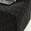 Christian Dior Trotter Canvas Vanity Pouch Black Silver Auth 153737V-11