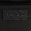 Christian Dior Trotter Canvas Vanity Pouch Black Silver Auth 153737V-16