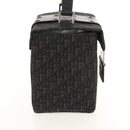 Christian Dior Trotter Canvas Vanity Pouch Black Silver Auth 153737V-5