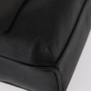 GIVENCHY Shoulder Bag Leather Black Gold Auth 153738-9