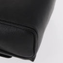 GIVENCHY Shoulder Bag Leather Black Gold Auth 153738-15