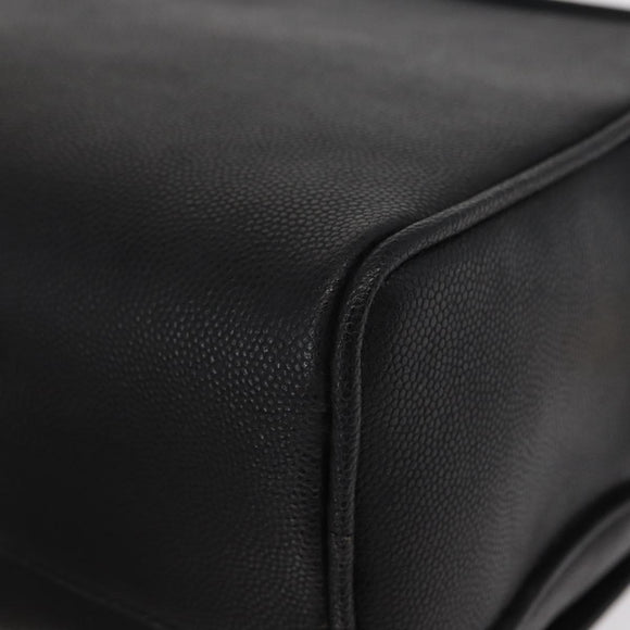 GIVENCHY Shoulder Bag Leather Black Gold Auth 153738