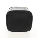 CHANEL COCO Mark Vanity Pouch Caviar Skin Black Gold CC Auth 153739SAV-9