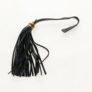 SAINT LAURENT Shoulder Bag Lamb Skin Black Gold Auth 153740SAM-25