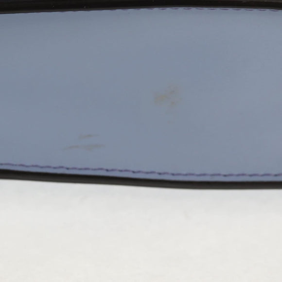 FENDI Cany Small Shoulder Bag Leather Light Blue Silver 8M0381 Auth 153743V