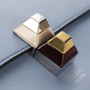 FENDI Cany Small Shoulder Bag Leather Light Blue Silver 8M0381 Auth 153743V-19