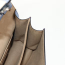 FENDI Cany Small Shoulder Bag Leather Light Blue Silver 8M0381 Auth 153743V-25