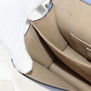 FENDI Cany Small Shoulder Bag Leather Light Blue Silver 8M0381 Auth 153743V-26