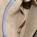 FENDI Cany Small Shoulder Bag Leather Light Blue Silver 8M0381 Auth 153743V-27