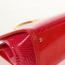 Gianni Versace Hand Bag Enamel Pink Gold Auth 153747V-10