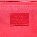 Gianni Versace Hand Bag Enamel Pink Gold Auth 153747V-15