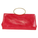 Gianni Versace Hand Bag Enamel Pink Gold Auth 153747V-2