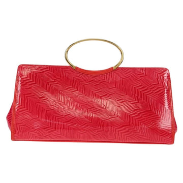 Gianni Versace Hand Bag Enamel Pink Gold Auth 153747V - 0