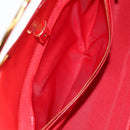 Gianni Versace Hand Bag Enamel Pink Gold Auth 153747V-20