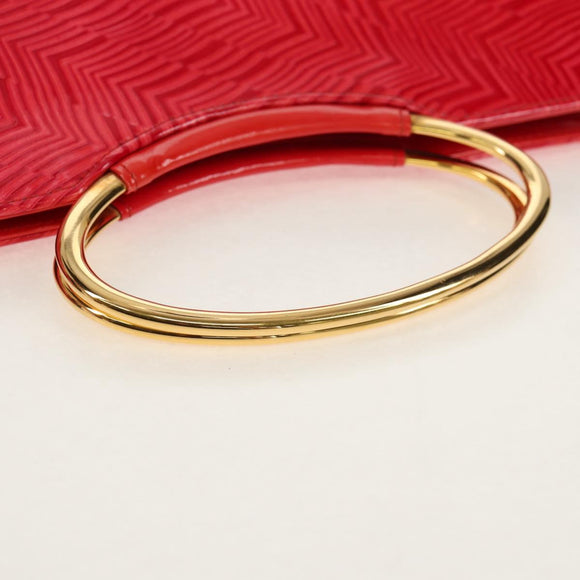 Gianni Versace Handtasche Emaille Rosa Gold Authentisch 153747V