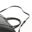 GUCCI Micro GG Canvas Tote Bag Outlet 2way Black Gold 449656 Auth 153748SAM-12