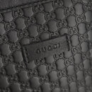 GUCCI Micro GG Canvas Tote Bag Outlet 2way Black Gold 449656 Auth 153748SAM-19