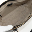 GUCCI Micro GG Canvas Tote Bag Outlet 2way Black Gold 449656 Auth 153748SAM-22